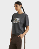 RVCA Race Day Easy Tee - WASHED BLACK