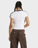 RVCA Off Field Shrunken Tee - WHITE