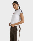 RVCA Off Field Shrunken Tee - WHITE