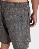 RVCA Atlas Elastic 17" Short - CHOCOLATE