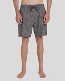 RVCA Atlas Elastic 17" Short - CHOCOLATE