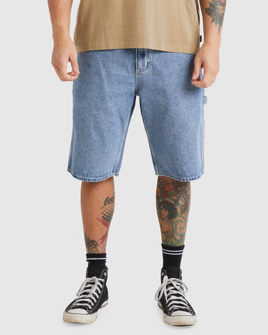 RVCA Americana Denim Jorts - BROKEN BLUE WASH