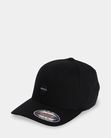RVCA Flexfit Cap Mini Motors - BLACK
