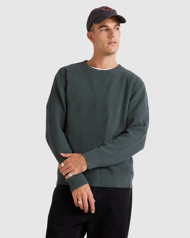 RVCA Duke Crew Knit - OLIVE