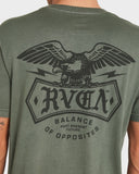 RVCA Meric Short Sleeve Tee - SAGE LEAF