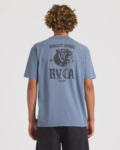 RVCA Big Cat Tee - VINTAGE NAVY