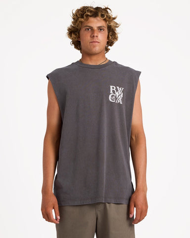 RVCA Ornate Muscle - PIRATE BLACK