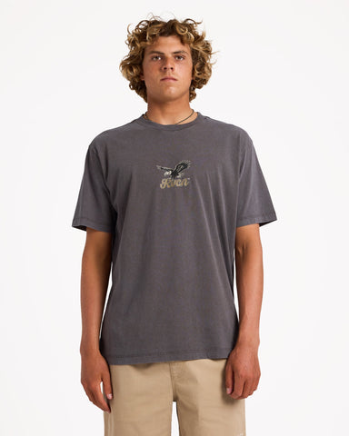 RVCA On Wings SS Tee - PIRATE BLACK