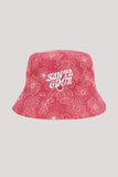 SANTA CRUZ - Girls Vibes Repeat Mono Bucket Hat - ROSE