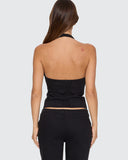 THRILLS Vida Halter Top - BLACK