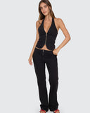THRILLS Vida Halter Top - BLACK