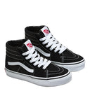 VANS Kids Sk8-Hi - BLACK/TRUE WHITE