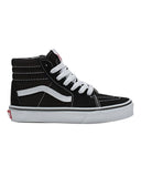 VANS Kids Sk8-Hi - BLACK/TRUE WHITE