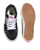 VANS Kids Sk8-Hi - BLACK/TRUE WHITE