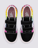 VANS Old Skool V - GLOW RAINBOW BLACK/MULTI