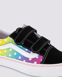 VANS Old Skool V - GLOW RAINBOW BLACK/MULTI