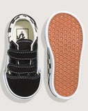 VANS Old Skool V - (PRIMARY CHECK) BLACK/WHITE