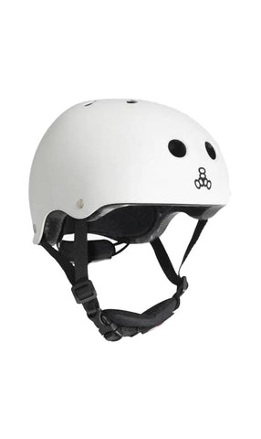 TRIPLE 8 Lil 8 Certified Youth Helmet - WHITE GLOSS