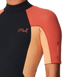 O'NEILL Women's Reactor 2 Back Zip Short Sleeve Spring 2mm - PEACH