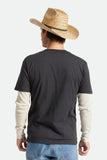 BRIXTON Houston Straw Cowboy Hat - NATURAL