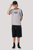 RUSTY Boys Scream Short Sleeve Tee - STONE GREY