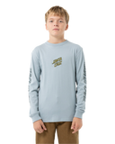 SANTA CRUZ Brain Dot Hollow Strip Long Sleeve - SLATE