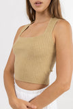 RHYTHM - Andie Knit Top - HEMP