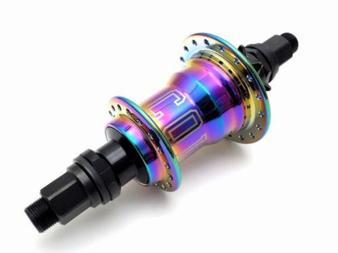 Colony BMX Freecoaster Left Hand Drive Hub Male Axle 14mm RAINBOW 575gms