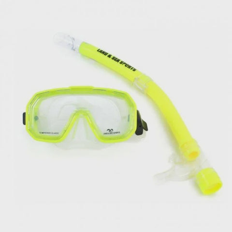 LAND & SEA - Kakadu Jnr Mask/Snorkel - YELLOW