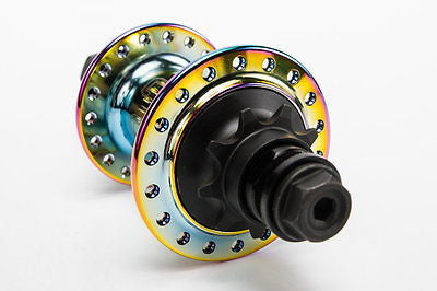 Colony Wasp BMX Female Axle Cassette Hub Right Hand Drive 9t RAINBOW 415gms