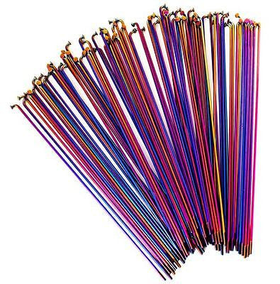 Colony Bmx Wheel Spokes Pack of 40 RAINBOW 184mm