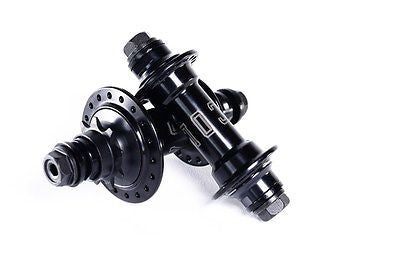 Colony Wasp BMX Hub Set Front & Rear Hubs Sealed Bearings Female BLACK 699gms