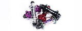 Colony Wasp Front BMX Hub Sealed Bearing Female POLISHED SILVER 284gms