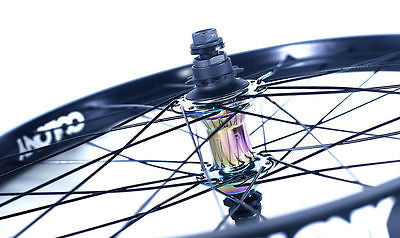 Colony 20" Rear BMX Wheel Pintour Rim With Wasp Hub Right Drive RAINBOW 1196gms