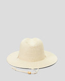 RUSTY Freedom Straw Hat - NATURAL / CREAM