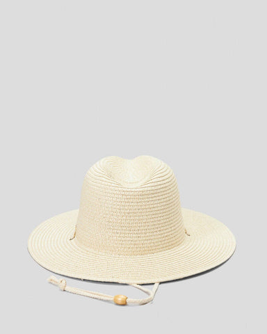 RUSTY Freedom Straw Hat - NATURAL / CREAM