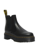 DR. MARTENS 2976 Quad Chelsea Boot - BLACK POLISHED SMOOTH