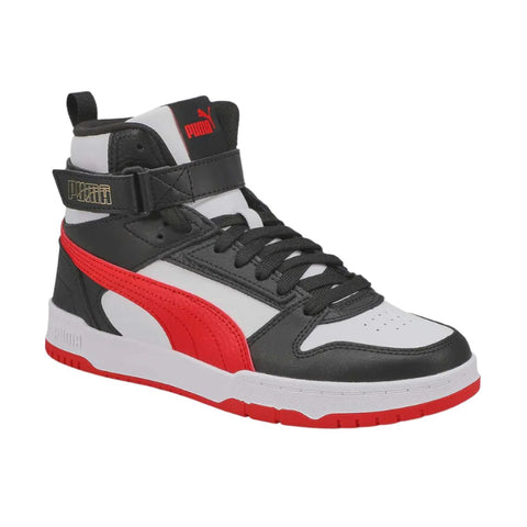 PUMA RBD Game  (YOUTH) - WHITE/BLACK/RED/GOLD