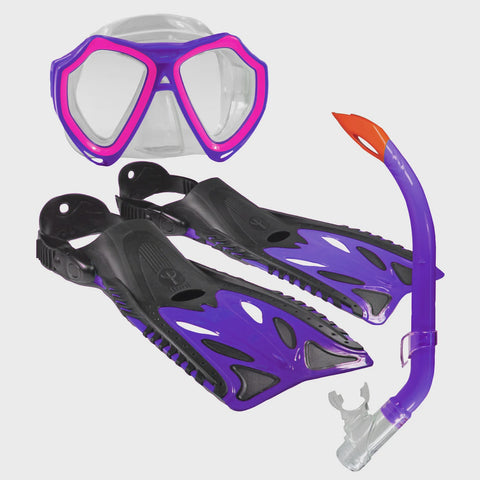 LAND & SEA - Child Nipper Snorkel Set - VIOLET