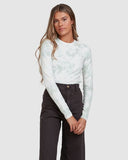 BILLABONG - Tie Dye Long Sleeve Tee - MIST