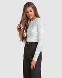 BILLABONG - Tie Dye Long Sleeve Tee - MIST