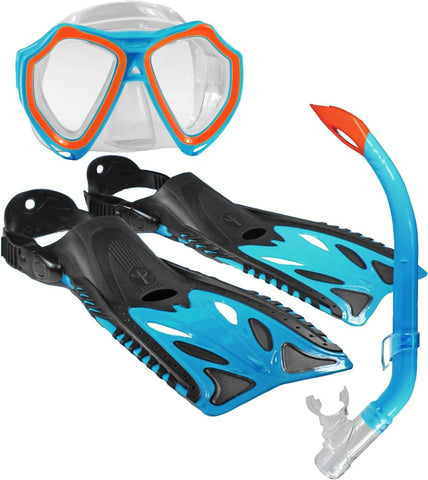 LAND & SEA - Child Nipper Snorkel Set - BLUE