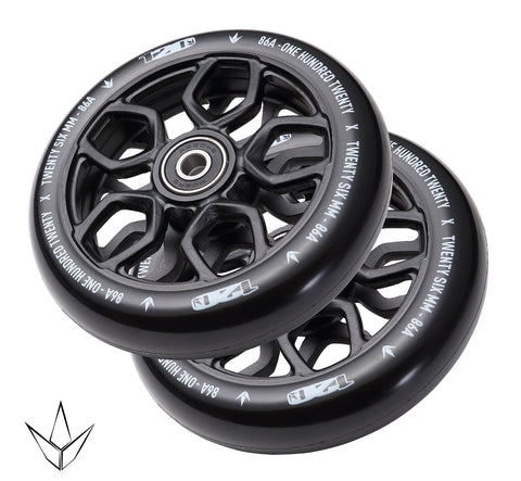 Envy Lambo Wheels 120mm - BLACK/BLACK