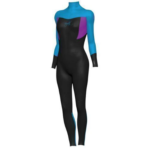 CRYSTAL - Girls  3/2mm Steamer Wetsuit - BLUE