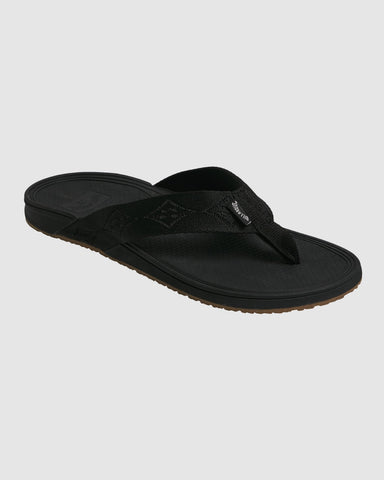 BILLABONG Brunswick Woven Thongs - STEALTH