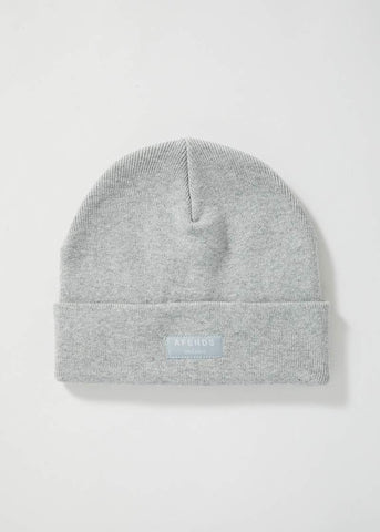 AFENDS Industry Organic Beanie - GREY MARLE