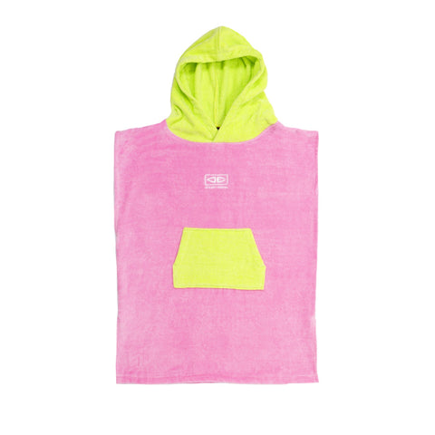 OCEAN & EARTH Toddlers Hooded Poncho - PINK