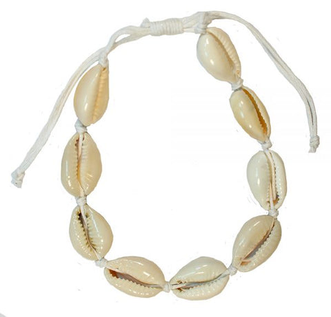 CLASSIC 77 - Cream Cowrie Shell Anklet