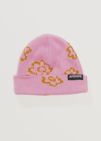 AFENDS - Clara Recycled Knit Beanie - CANDY