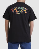 BILLABONG Arch Fade Short Sleeve Tee - BLACK